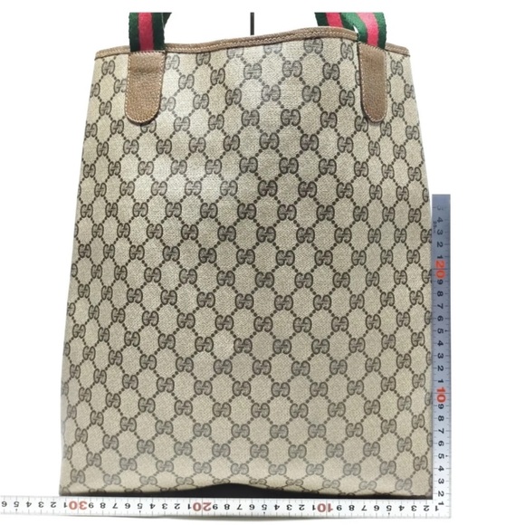 GUCCI Vintage Authentic GG Supreme Web Tote Bag - Picture 3 of 9